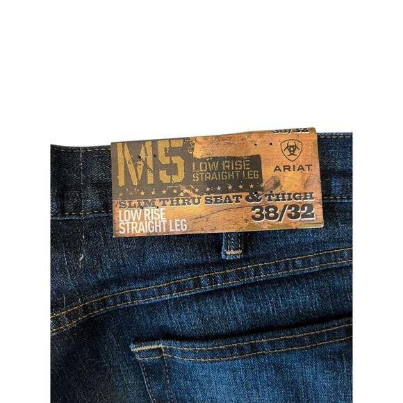 Ariat Jeans M5 Slim Stretch Legacy Stackable Straight NEW Mens Sz 38/32 - Picture 3 of 8